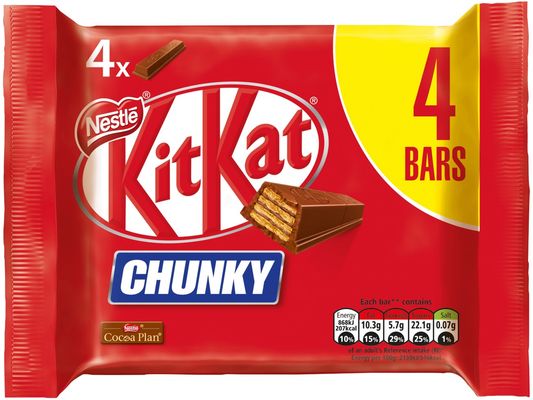 Nestle KitKat Chunky 4 Pk 160g