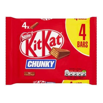 Nestle KitKat Chunky 4 Pk 160g - Thumbnail 2