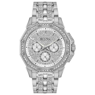 Bulova Octava 41.5mm Crystal Watch