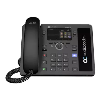 AudioCodes Teams C435HD-R IP-Phone PoE GbE black - Thumbnail 2