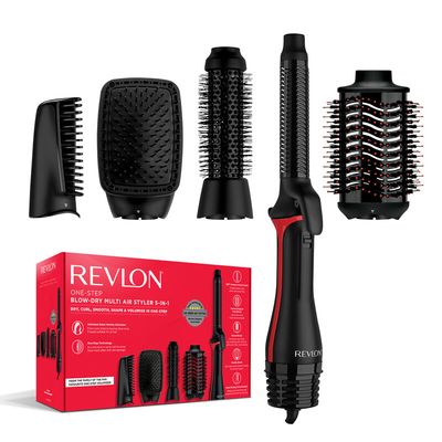 REVLON RVDR5371UK One Step 5-in-1 Hair Styler - Black, Black