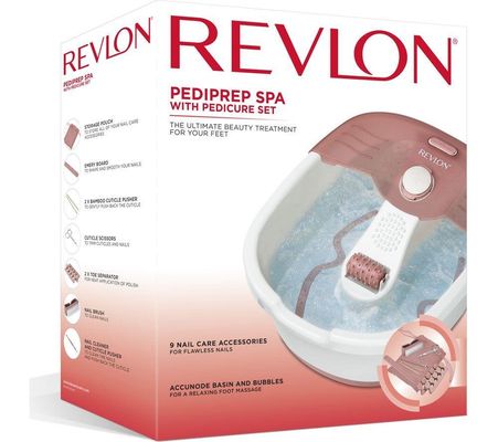 Revlon Pediprep Foot Spa and Pedicure Set - Pink - Thumbnail 2