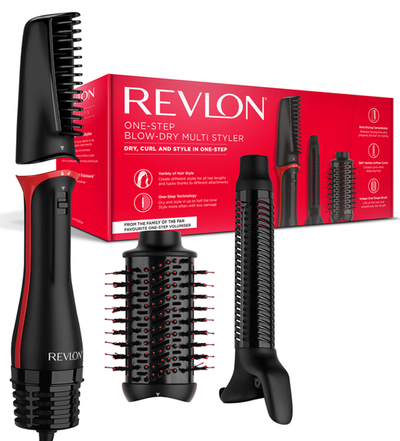 REVLON One Step Hot Air Styler - Black, Black - Thumbnail 2