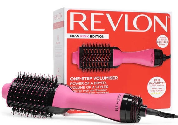 REVLON One Step Volumiser Hair Styler - Pink, Pink