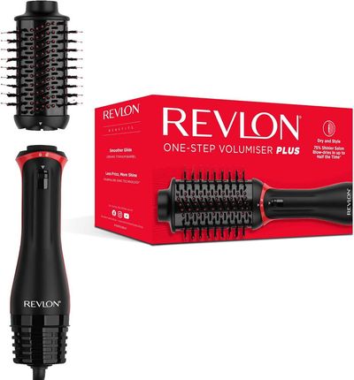 REVLON One-step Volumiser Plus Hot Air Styler - Black, Black