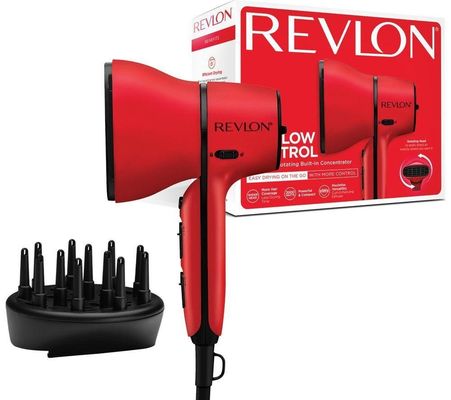 REVLON Airflow Control Hair Dryer - Red, Red - Thumbnail 2