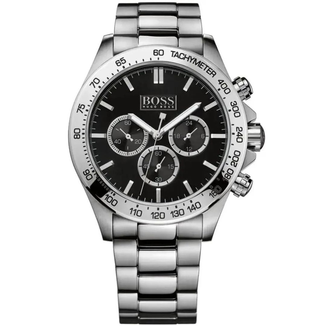 Hugo Boss Ikon 1512965 Men's Watch – 44mm Black Dial Stainless Steel - Image 1