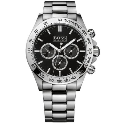 Hugo Boss Ikon 1512965 Men's Watch – 44mm Black Dial Stainless Steel
