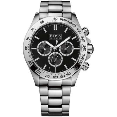 Hugo Boss Ikon 1512965 Men's Watch – 44mm Black Dial Stainless Steel - Thumbnail 2
