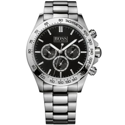 Hugo Boss Ikon 1512965 Men's Watch – 44mm Black Dial Stainless Steel - Thumbnail 3