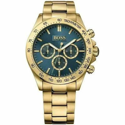 Hugo Boss Ikon 1513340 Men's Watch – 44mm Blue Dial Stainless Steel - Thumbnail 3
