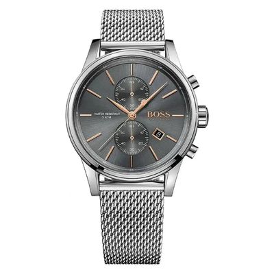 Hugo Boss Jet 1513440 Men's Watch – 41mm Grey Dial Stainless Steel