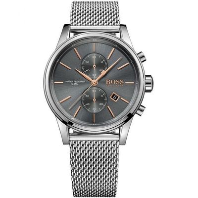 Hugo Boss Jet 1513440 Men's Watch – 41mm Grey Dial Stainless Steel - Thumbnail 2