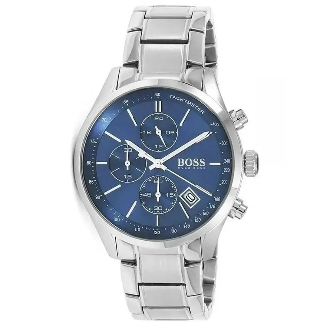 Hugo Boss Grand Prix 1513478 Men's Watch – 44mm Blue Dial Stainless Steel - Image 1