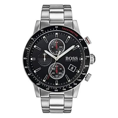 Hugo Boss Rafale 1513509 Men's Watch – 44mm Black Dial Stainless Steel