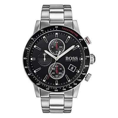 Hugo Boss Rafale 1513509 Men's Watch – 44mm Black Dial Stainless Steel - Thumbnail 3