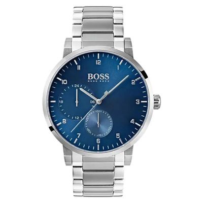 Hugo Boss Oxygen 1513597 Men's Watch – 42mm Blue Dial Stainless Steel