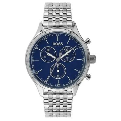 Hugo Boss Companion 1513653 Men's Watch – 44mm Blue Dial Stainless Steel