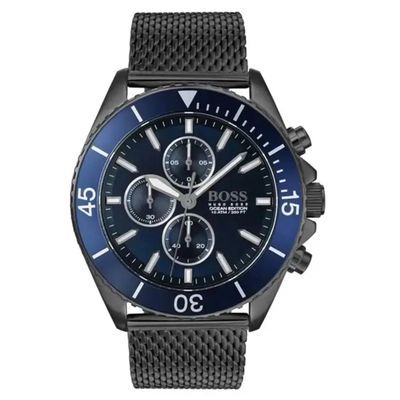 Hugo Boss Ocean Edition 1513702 Men's Watch – 48mm Blue Dial Stainless Steel