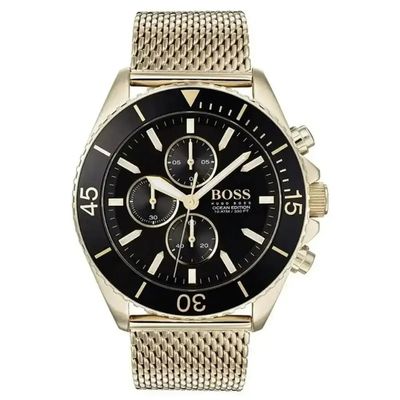Hugo Boss Ocean Edition 1513703 Men's Watch – 46mm Black Dial Stainless Steel