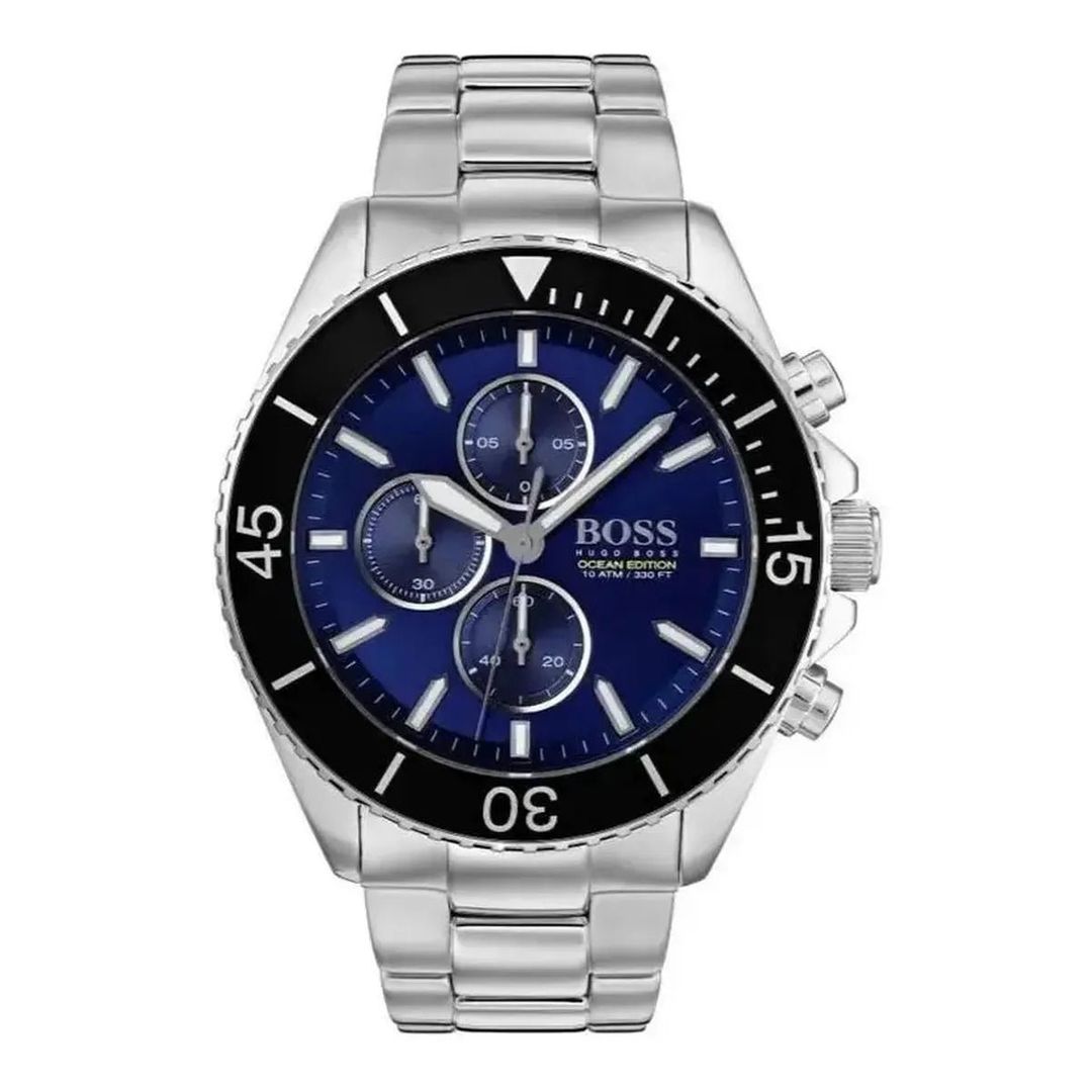 Hugo Boss Ocean Edition 1513704 Men's Watch – 48mm Blue Dial Stainless Steel - Image 1
