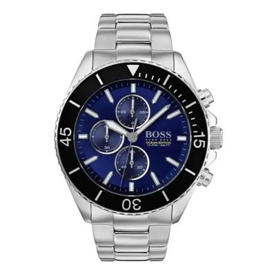Hugo Boss Ocean Edition 1513704 Men's Watch – 48mm Blue Dial Stainless Steel