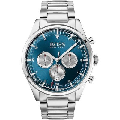 BOSS Pioneer 1513713 Men's Watch – 44mm Blue Dial Stainless Steel - Thumbnail 3
