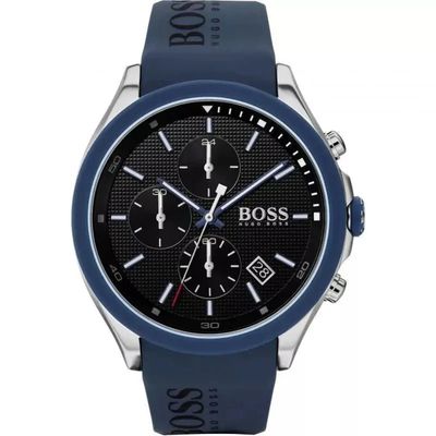 Hugo Boss Velocity 1513717 Men's Watch – 44mm Black Dial Silicone