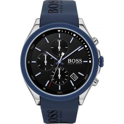 Hugo Boss Velocity 1513717 Men's Watch – 44mm Black Dial Silicone - Thumbnail 2