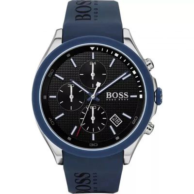 Hugo Boss Velocity 1513717 Men's Watch – 44mm Black Dial Silicone - Thumbnail 3