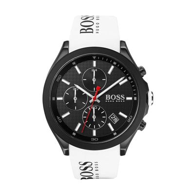 Hugo Boss Velocity 1513718 Men's Watch – 44mm Black Dial Silicone