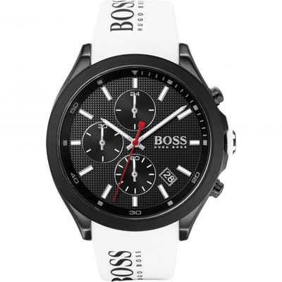 Hugo Boss Velocity 1513718 Men's Watch – 44mm Black Dial Silicone - Thumbnail 2