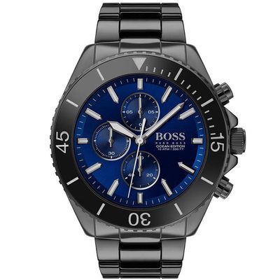 Hugo Boss Ocean Edition 1513743 Men's Watch – 46mm Blue Dial Ceramic - Thumbnail 2