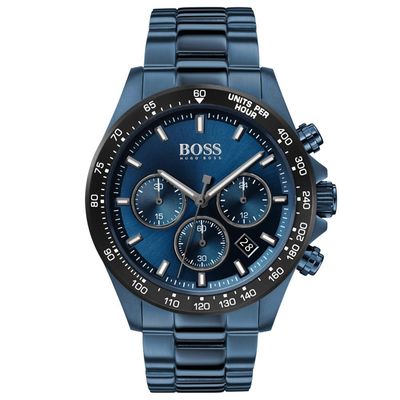 Hugo Boss Hero 1513758 Men's Watch – 43mm Blue Dial Stainless Steel - Thumbnail 2
