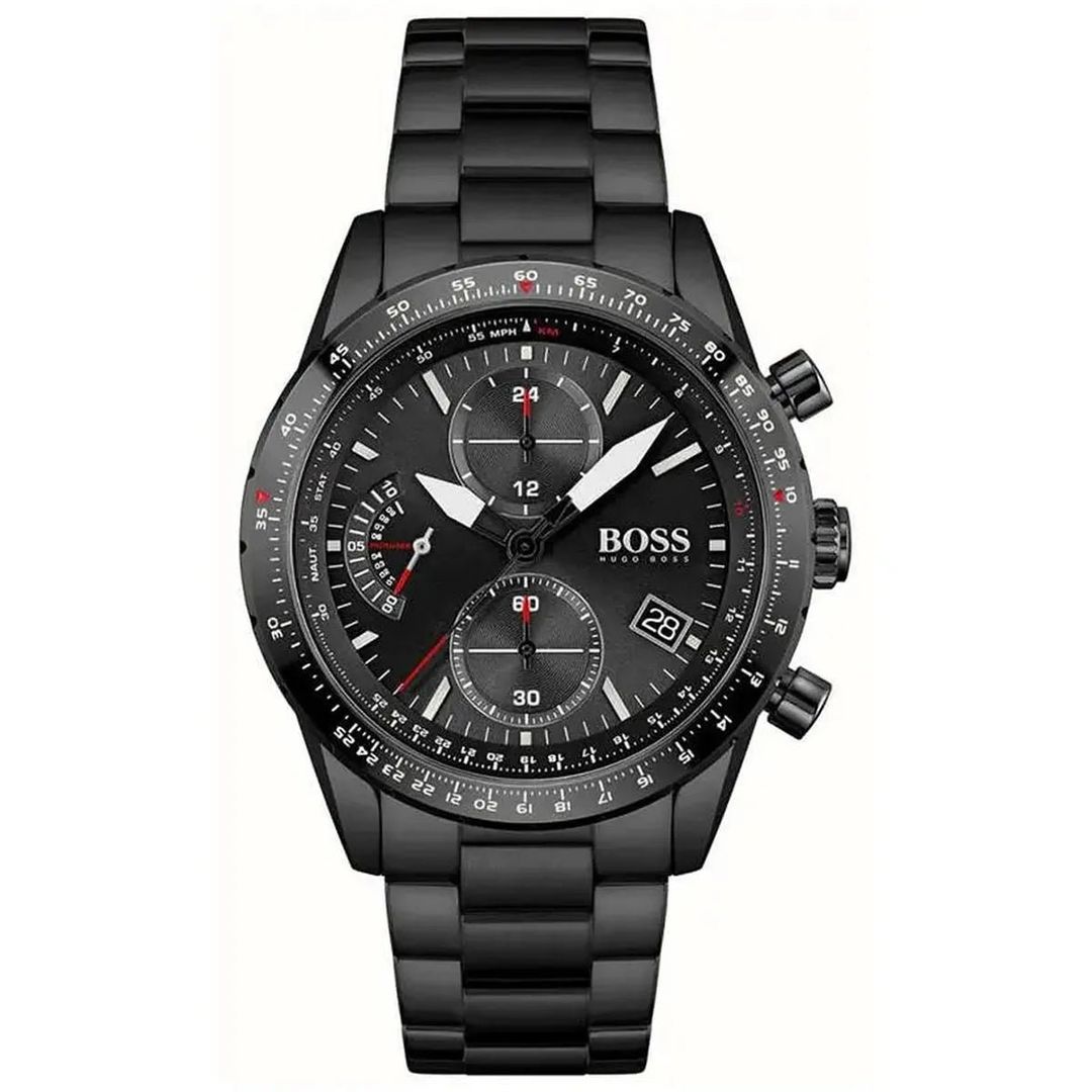 Hugo Boss Aero 1513771 Men's Watch – 44mm Black Dial Stainless Steel - Image 1