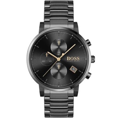 BOSS Integrity 1513780 Men's Watch – 43mm Black Dial Stainless Steel