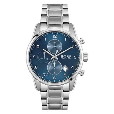 Hugo Boss Skymaster 1513784 Men's Watch – 44mm Blue Dial Stainless Steel