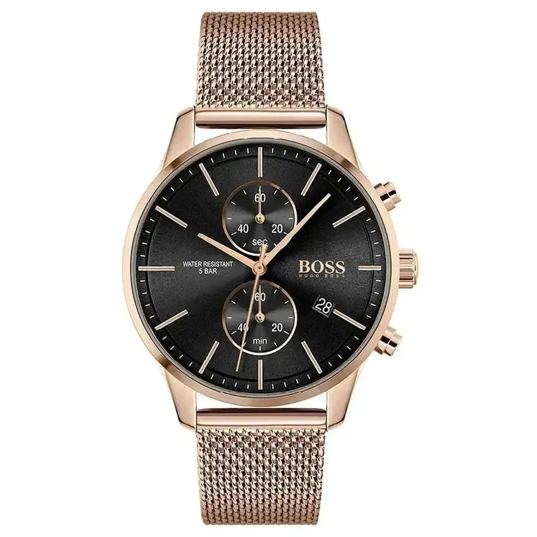 Hugo Boss Associate 1513806 Men's Watch – 42mm Black Dial Stainless Steel - Image 1