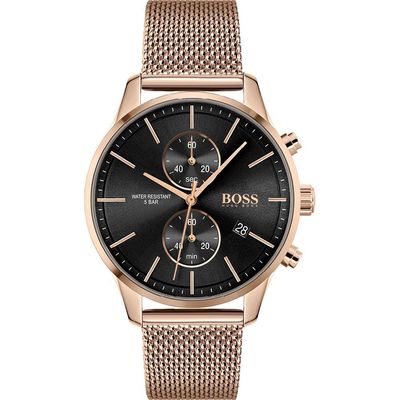 Hugo Boss Associate 1513806 Men's Watch – 42mm Black Dial Stainless Steel - Thumbnail 2