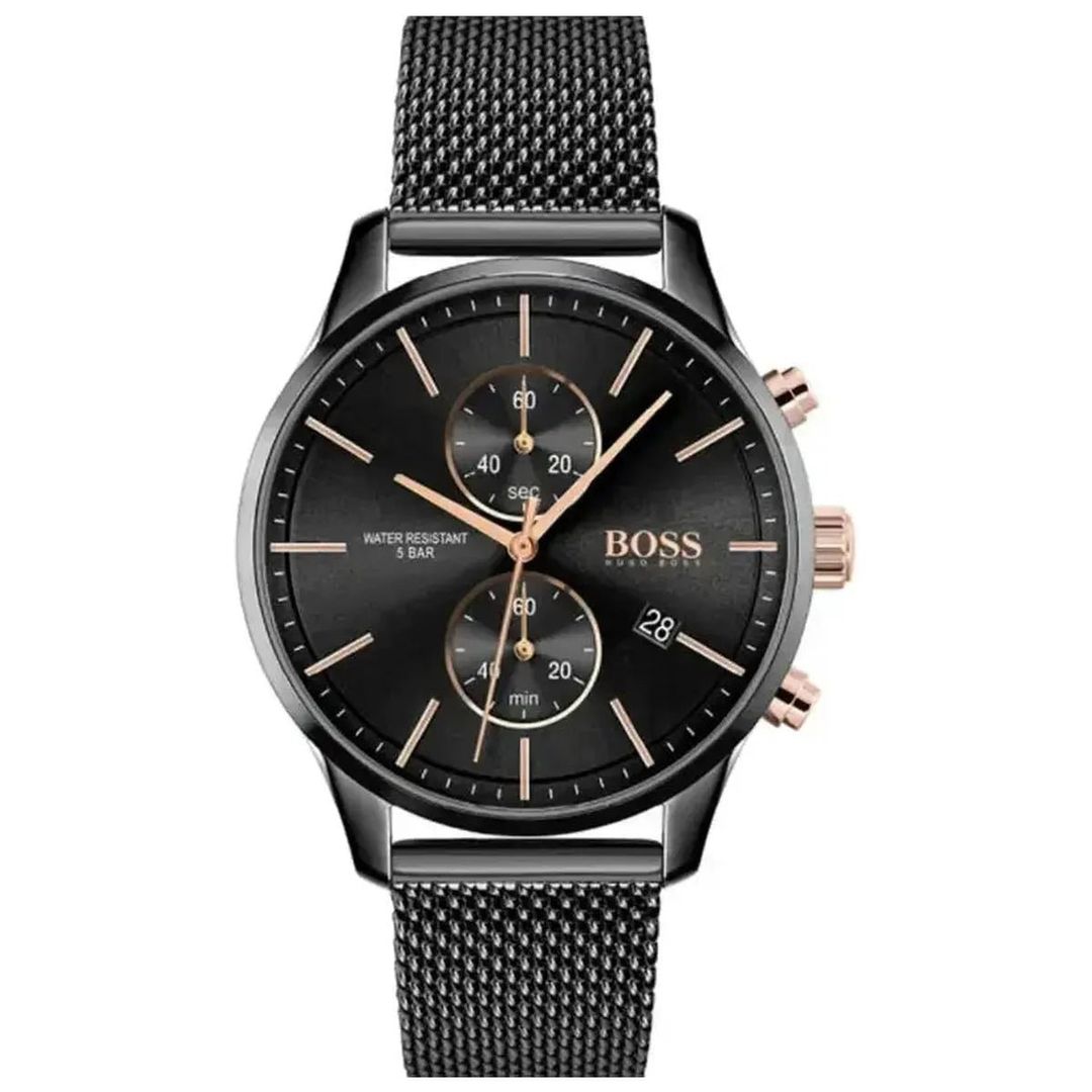Hugo Boss Associate 1513811 Men's Watch – 42mm Black Dial Stainless Steel - Image 1