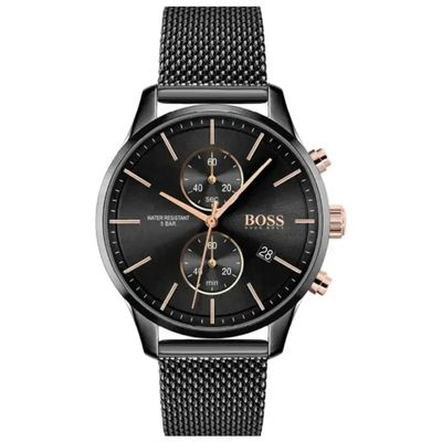 Hugo Boss Associate 1513811 Men's Watch – 42mm Black Dial Stainless Steel