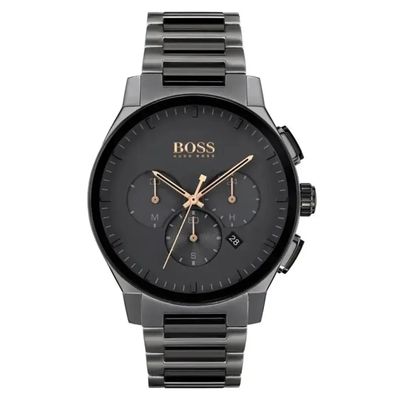 Hugo Boss Peak 1513814 Men's Watch – 44mm Black Dial Stainless Steel - Thumbnail 3