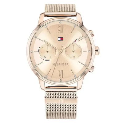 Tommy Hilfiger Blake 1782303 Women's Watch – 38.0mm Rose Gold Dial Stainless Steel