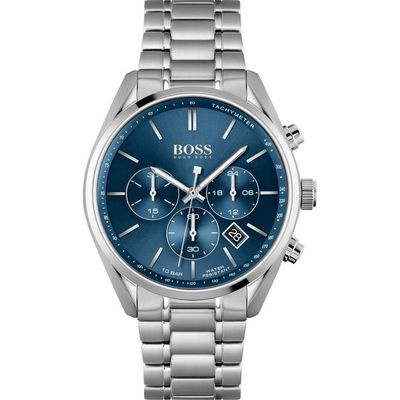 Hugo Boss Champion 1513818 Men's Watch – 44mm Blue Dial Stainless Steel - Thumbnail 2