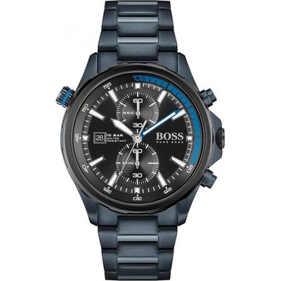 Hugo Boss Globetrotter 1513824 Men's Watch – 46mm Black Dial Stainless Steel - Thumbnail 2