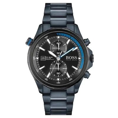 Hugo Boss Globetrotter 1513824 Men's Watch – 46mm Black Dial Stainless Steel - Thumbnail 3