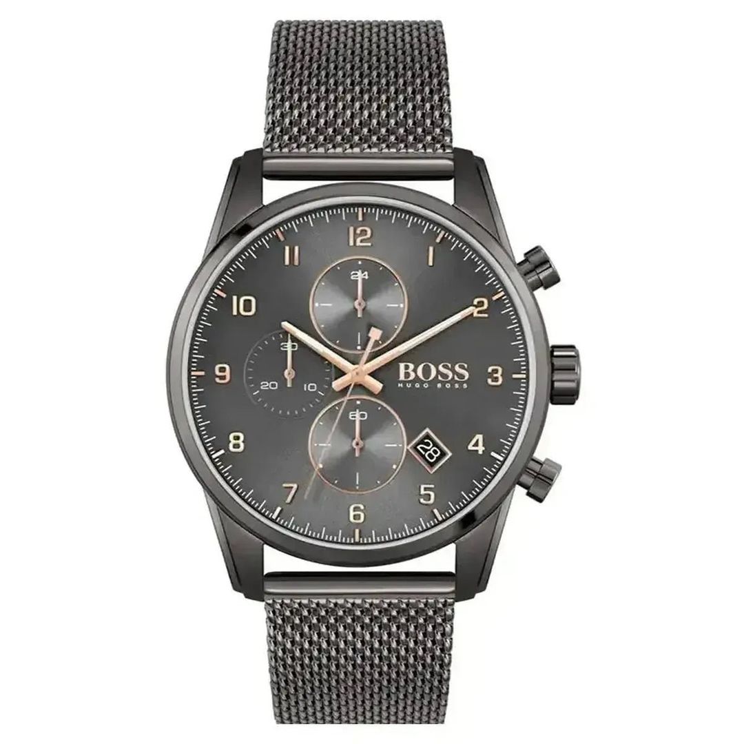 Hugo Boss Skymaster 1513837 Men's Watch – 44mm Grey Dial Stainless Steel - Image 1