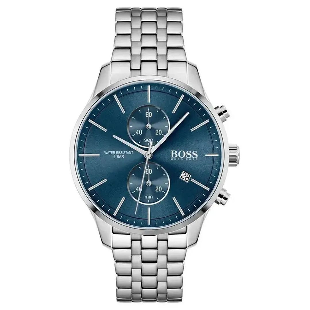 Hugo Boss Associate 1513839 Men's Watch – 42mm Blue Dial Stainless Steel - Image 1