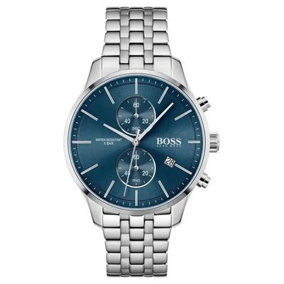 Hugo Boss Associate 1513839 Men's Watch – 42mm Blue Dial Stainless Steel - Thumbnail 3