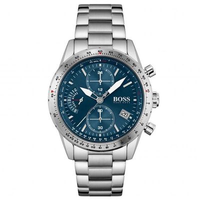 Hugo Boss Pilot Edition 1513850 Men's Watch – 44mm Blue Dial Stainless Steel - Thumbnail 2